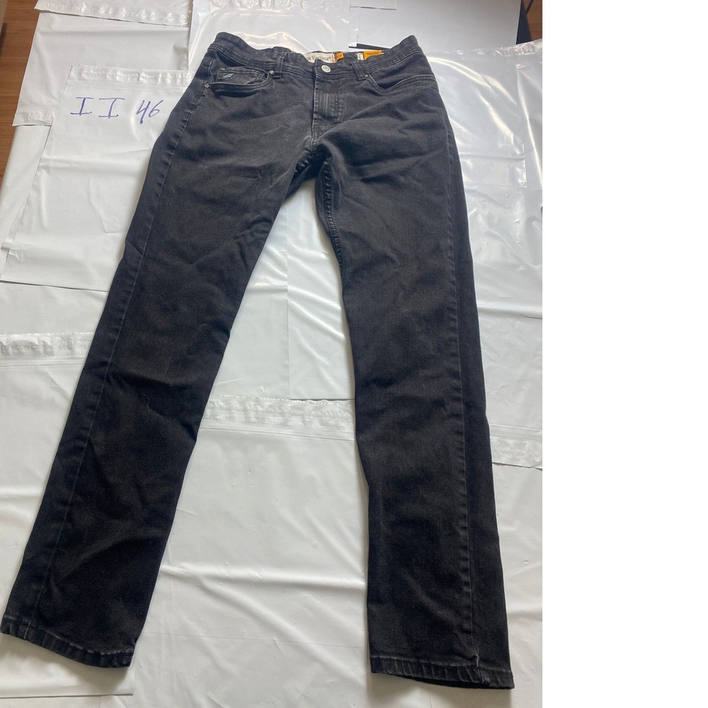 Tailor Vintage Jeans Mens 32x32 Black Slim Straight Denim Pants‎